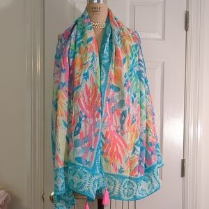 Lilly Pulitzer Sea Spray Wrap NWT